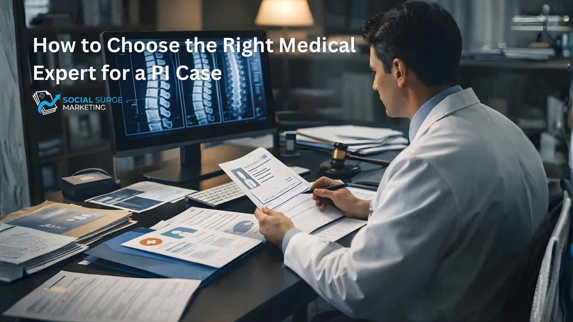 How to Choose the Right Medical Expert for a PI Case