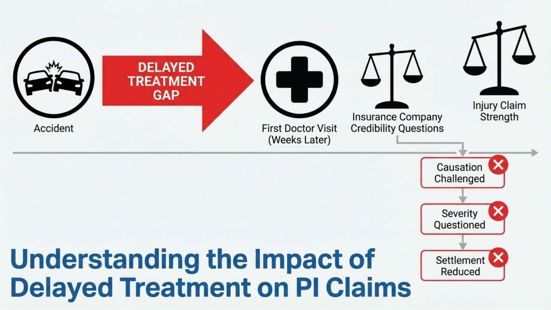 understanding the impact of delay treatment on pi claims