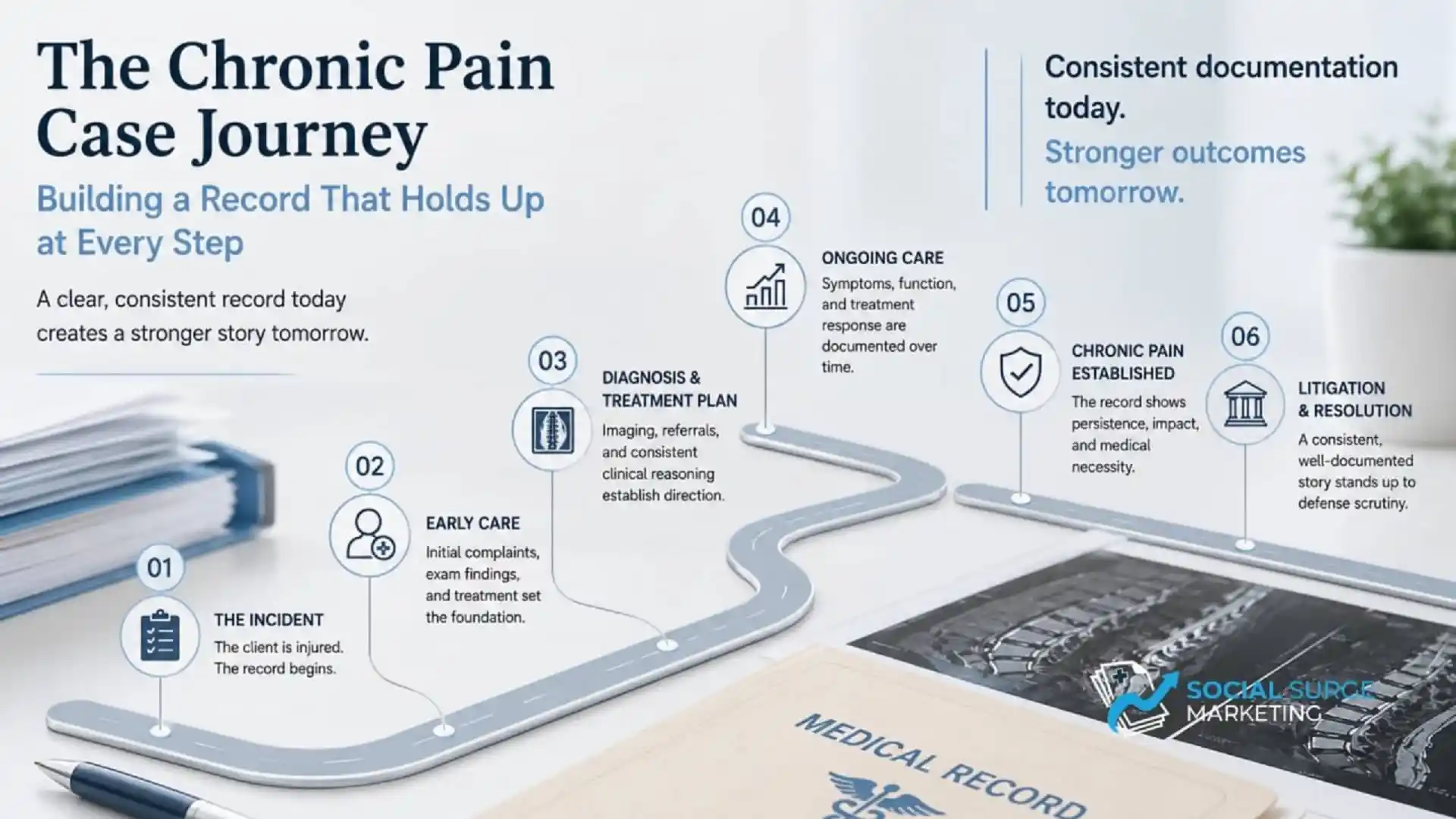 Chronic Pain Claims in Personal Injury Cases: Why Consistent Medical Records Matter